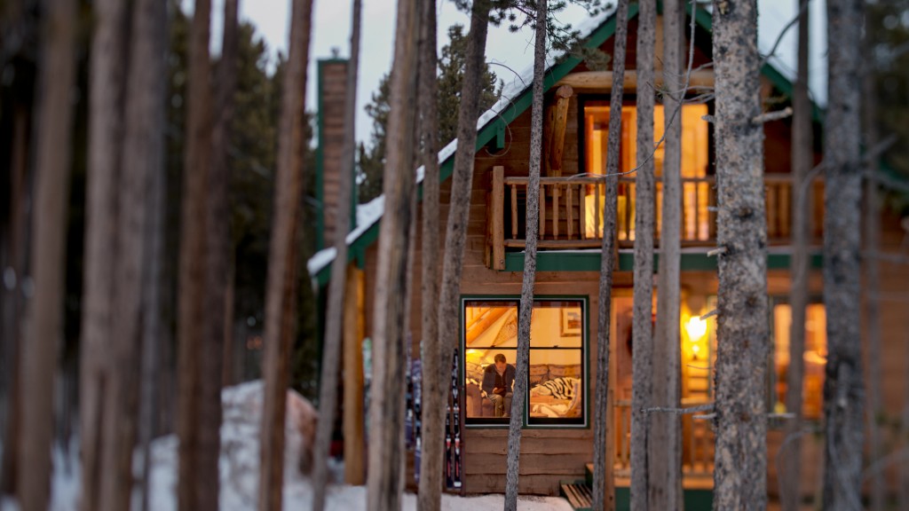 Quiet and cosy at night in the cabin