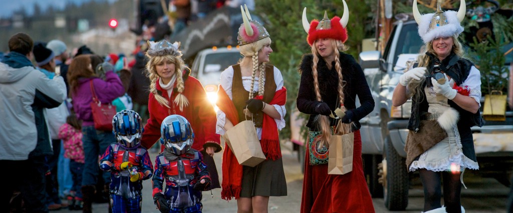 Ullr Parade during the week of Ullr Fest in January 