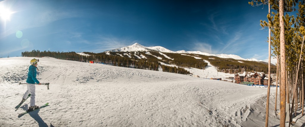 Entrance to Trygves Run and Peak 8 Breckenridge